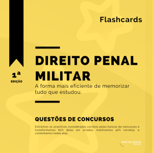QUESTÕES DE DIREITO PENAL MILITAR
